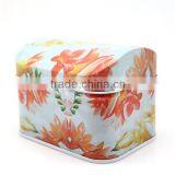 Collectable Antique Metal Box With Vaulted Lid thumbnail-2