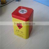 Durable and Unique Square Tea Tins