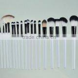 Black/white 24 Piece Cosmetic Makeup Brush Set With Black Case thumbnail-3