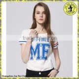 Cheap Wholesale Europe Lady Sports tshirt With Custom Logo                        
                                                Quality Choice