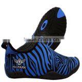Aqua Shoes,water Shoes,surfing Shoes,WATER SPORTS, FITNESS, GYM, YOGA SHOES ---Ballop Zebra Blue thumbnail-3