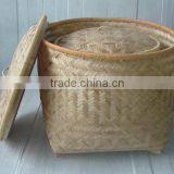 Natural Bamboo Laundry Basket