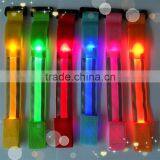 2015 New Style 2.5 cm Nylon Flashing LED Snap Reflective Bracelet thumbnail-2
