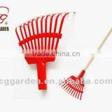 11Tine Fixed Tine Leaf Rake RK11-103 thumbnail-1