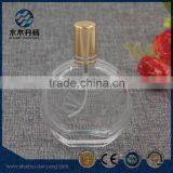 High Quality 50ml Flat Clear Perfume Glass Bottle for Sale Supplier's Choice thumbnail-3