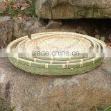 Flat Bamboo Weaving Sieve Basket thumbnail-2