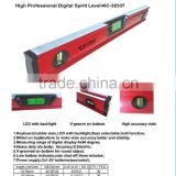 High resolution digital electronic inclinometer heavy duty aluminum spirit Level with big LCD and night lights