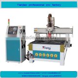 wood cnc router TJ1325-8d with Linear atc 8tools and vacuum pump wood engraving machine