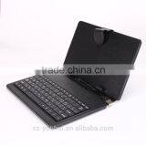 Manufactory Universal PU Leather Folio Stand Case Cover Tablet Keyboard Case Flip Cover 7" 10"