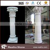 White Marble Stone Pillar thumbnail-1