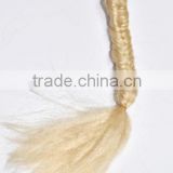 short Fake Hair extension blond braid hair pieces braids N389