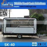Commercial Newest Design World Best Mobile Food Cart With Big Wheels Tricycle Food Cart With Big Windows Food Cart Trailer thumbnail-2