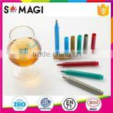 Non-toxic Multi-use Ideal Food Grade Ink Erasable Wine Glass Pens 8pack For Dishwasher Safe Erasable Wedding Wine Charms thumbnail-6