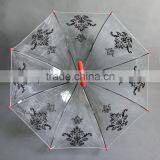 China Factory Wholesale Fashion Pvc Transparent Umbrella thumbnail-3