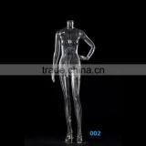 2015 Hot Sale Headless Plastic Mannequin of Transparent Mannequin thumbnail-2