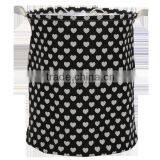 Waterproof Inside Polyester Drawstring Laundry Basket Hamper for Dirty Clothes thumbnail-6