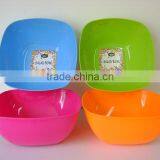 Plastic Square Salad Bowl #TG20261 thumbnail-1