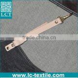 Black Denim Apron With Leather Straps thumbnail-3