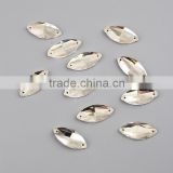 china factory wholesale flat back fancy crystal glass beads
