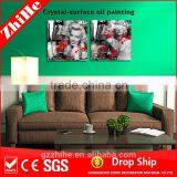 Wholesale Dropshipping Crystal Designs for Fabric Painting on Kurtis Pot Painting Pictures on Canvas for Living Room thumbnail-1