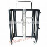 removable 4 way metal display frame