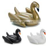 Inflatable Swan Pool Toys 150CM PVC Swimming Ring Lounge Pool Giant Rideable Swan Inflatable Float Toy Raft Ocean Floating