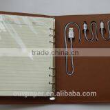 Agenda 2016 Notepad Charger for Phone Leather Diary thumbnail-2