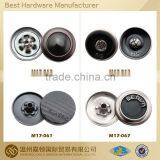 High Quality 17mm Custom Metal Press Snap Button for Clothing Shirts