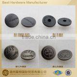 Coat Button, Brass-made for Apparel, Various Designs Customized