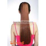Blonde Long Straight Synthetic Claw Clip Pony Tail Hair Pieces thumbnail-3