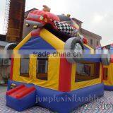 Cheap Kart Bouncy House for Kids,2016 Inflatable Truck Jump House Good Quality