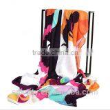 Factory Plain Multicolor Modal Cashmere Scarfs thumbnail-1