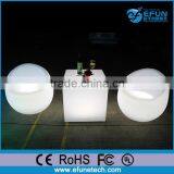 Modern Outdoor Plastic Led Glowing Sofa Chair,LED Light up Single Seat Sofa