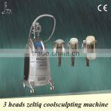 Cryolipolysis Machine For Sale 3 Interchangeable Cryo Handpieces Vertical Reduce 26% Fat In The Treatment Area Skin Tightening thumbnail-1