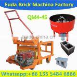 QM4-45 Diesel Generator Egg Laying Hollow Block Laying Machine in Kenya