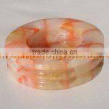 Newly Modern ONYX PATCH WORK CIGARETTE ASHTRAY HANDICRAFTS thumbnail-1
