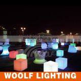 Outdoor Waterproof Illuminated LED Cube Decorative Lighting Garden LED Lighting thumbnail-1