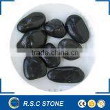 Black Polished Gravel Pebble Stone thumbnail-3