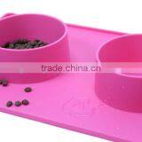 Silicone No Slip Large Dog Water Bowl Mat thumbnail-3