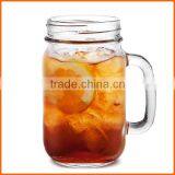 Wholesale Clear 20 oz Glass Mason Jar With Handle thumbnail-1