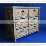 High Quality Cheap Wooden Cabinet With Many Baskets thumbnail-6