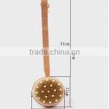 Cy301 Extra Long Curved Handle Wooden Back & Bath Brush With Natural Bristle and Massage thumbnail-6