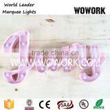 Retro Backlit Giant Letters Marquee Light up Letters thumbnail-5