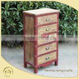 Hot Sale Shabby Chic Wooden Garage Cabinet, Antique Wood Carved Cabinet thumbnail-1