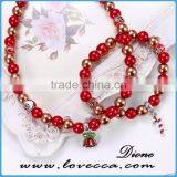 Promotion Christmas Gifts Imitation Pearls Christmas Beads Bracelet thumbnail-4