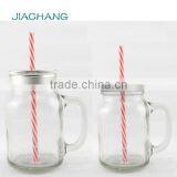 16oz Wholesale Sodalime Glass Mango Juice Mason Jar With Stainless Steel Lid thumbnail-2