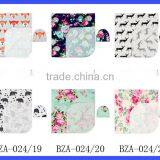 Summer Mint Floral Soft Swaddle Baby Blanket thumbnail-6