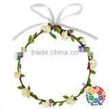 Festival Party Wedding Boho Bridal Tiara Wedding Hair Crown Headband Wedding Flower Crown thumbnail-1