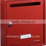 FQ-176 Small Wall Mounted Cast Iron Mailbox Metal Mailbox Newspaper Deliverry Box thumbnail-2