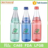 soft plastic drink water bottle